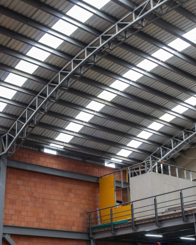 Estructura metalica bodega cubierta acero